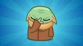 Baby yoda doing facepalming [upl. by Eniamraj]