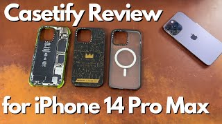 Casetify Review for iPhone 14 Pro Max  Ultra Impact Impact Mirror Lens amp Screen Protector amp more [upl. by Lammaj693]