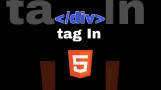 Purpose Of DIV TAG in HTML  shots html [upl. by Maleeny317]