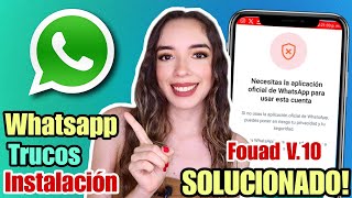 Como INSTALAR WhatsApp Estilo IPHONE 2024 ✅ SOLUCION ERROR de Whatsapp Necesitas la versión oficial [upl. by Bertolde163]