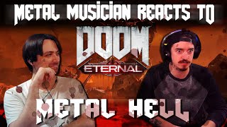 Metal Musician Reacts to DOOM ETERNAL OST quotMetal Hellquot by Mick Gordon [upl. by Arais573]