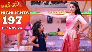 Malli Serial  EP 197 Highlights  13th Nov 2024  Nikitha  Vijay  Saregama TV Shows Tamil [upl. by Haneeja448]