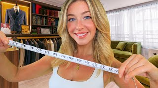 ASMR SUIT MEASURING  Detailed Head To Toe Realistic Tailor Measuring You 📏  Soft Spoken [upl. by Ovid]