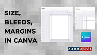 Set up the right File Size Bleeds and Margins in Canva for your trading cards [upl. by Ramah483]