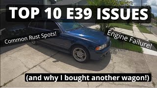 Top 10 Most Common E39 Problems [upl. by Mattias]