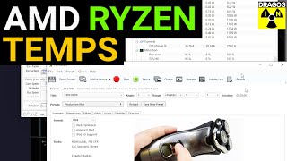 AMD Ryzen 7 3700x Temperature Stock Cooler [upl. by Pritchard]