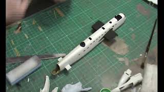 Revell 172 Lancaster Build part 2 classic [upl. by Ophelie]