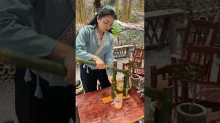 Amazing bamboo juice machine shortsvideo [upl. by Olpe]