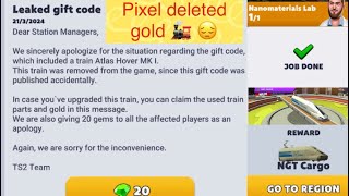 TrainStation2 🚆1355 Giftcode ALLHEADSIT24 for free gold train 🚆is a joke Pixel took it back 😡 [upl. by Nolyaj]