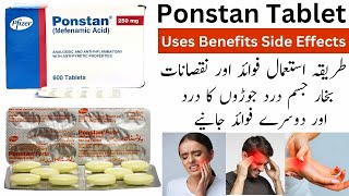 Ponstan Forte Tablet Uses In Urdu  Ponstan Tablet 250mg  Mefenamic Acid [upl. by Faro]