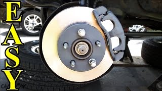 How to Replace Front Brakes Pads and Rotors [upl. by Ddat682]