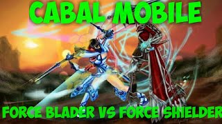 CABAL MOBILE Force Blader vs Force Shielder Close Beta Korea [upl. by Abby98]