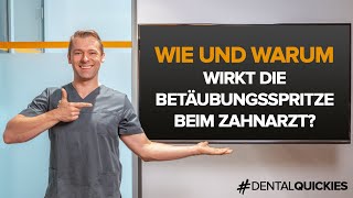 Lokalanästhesie  Wie und warum wirkt die Betäubungsspritze beim Zahnarzt 💉👨‍⚕️ [upl. by Enirehtahc]