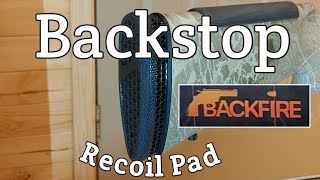 Backstop Recoil Pad from Backfire Review [upl. by Anaer]