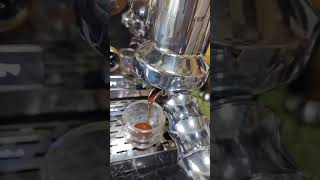 Quick testing Faema Urania 1 Group Vintage Coffee Machine coffee espressomachine [upl. by Ailuy]