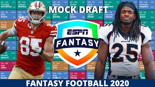 2020 Fantasy Football Mock Draft PPR 8 Team Pick 7 [upl. by Atinob]