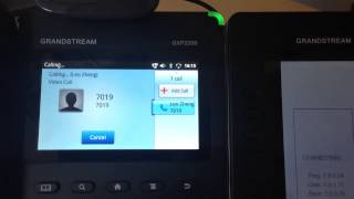 Video calling on the Grandstream GXP2200 [upl. by Darin465]