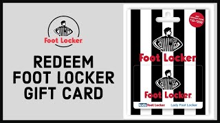 How To Redeem Foot Locker Gift Card Online Using Foot Locker Gift Card 2022 [upl. by Mcintyre3]