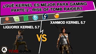 Liquorix 57 vs Xanmod 57  Rise of Tomb Raider [upl. by Leddy]