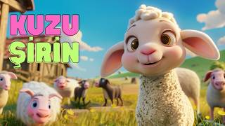 🎶 Kuzu Şirin  Eğlenceli Animasyon Şarkısı  Çocuklar için Neşeli Eğlence 🐑 [upl. by Nikaniki]