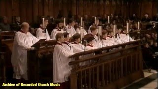 BBC TV Choral Evensong York Minster 1996 Philip Moore [upl. by Ahto192]