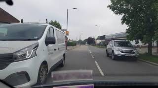 Greenford test route 1228 A40 from Dunlem side Entry SAT NAV Driving Part 2 [upl. by Arathorn]