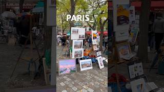 The artists of Place du Tertre SacréCœur  Montmartre 🇫🇷 Paris [upl. by Sobmalarah294]