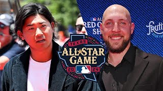 Shota Imanaga amp Garrett Crochet hit red carpet as Cubs amp Sox lone AllStars [upl. by Benedicto]