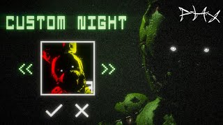 This FNaF Custom Night Was LIGHTWORKKKKK  FNaF 3 The Mind of a Killer Demo Part 2 [upl. by Sihonn]