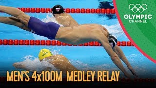 Michael Phelps Last Olympic Race  Swimming Mens 4x100m Medley Relay Final  Rio 2016 Replay [upl. by Fabozzi]