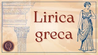 Letteratura greca 1 lirica greca [upl. by Anivid210]