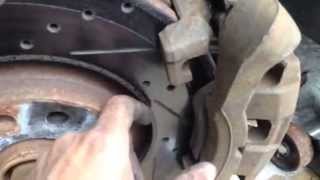 2005 Audi A4 front brake pads replace [upl. by Okemak]