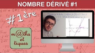 Calculer le nombre dérivé 1  Première [upl. by Fanchon]