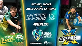 BPL20  Round 12  Sydney Lions vs Melbourne Extreme [upl. by Gerhardt731]