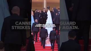 Security lady at CANNES strikes AGAIN [upl. by Etaner]