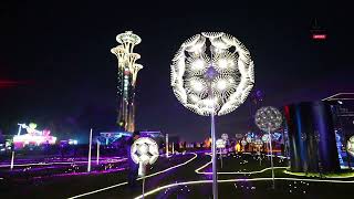 2024 Beijing Chaoyang International Light Festival kicks off [upl. by Edivad]