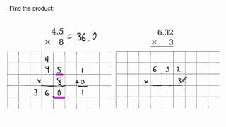 Lesson 43 Multiplying Decimals Times Whole Numbers [upl. by Goer190]