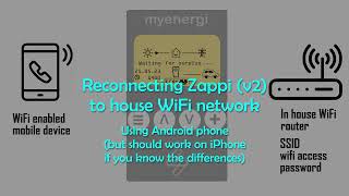 Reconnecting Zappi v2 to property WiFi router [upl. by Dahc]