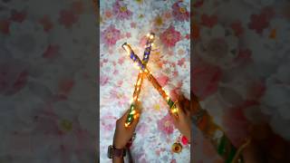 I Made Dandiya Sticks Out Of Calendars कैलेण्डर से बनाये डांडिया dandiya naratri diy [upl. by Curkell]