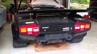 1985 Lamborghini countach 5000s start up [upl. by Kamal]