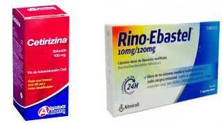 Cetirizina VS Ebastina  ¿Cuál es mejor para la alergia [upl. by Uhn]