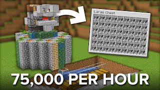 Minecraft Easy Cobblestone Farm Tutorial  Fully Automatic [upl. by Ciccia]