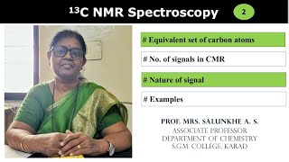 13C NMR spectroscopy Equivalent set of carbon atoms and nature of signal [upl. by Anos]