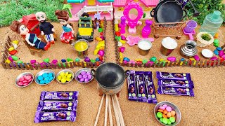 DairyMilk Chocolate Recipe  Miniature Dairy Chocolate Cake  Chocolate Lava cake  Dairy Milk Dosa [upl. by Dranel]