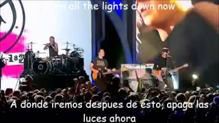 Blink 182Feeling This Lyrics y Subtitulada LIVE 2013 HAPPY ANIVERSARY [upl. by Norrej363]