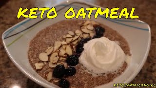 Keto Oatmeal  Keto Breakfast No Eggs  Dairy Free  Super Simple Recipe [upl. by Otanod409]