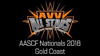 AASCF Nationals 2018  Gold Coast  AVV All Stars Cheer and Dance [upl. by Shela]