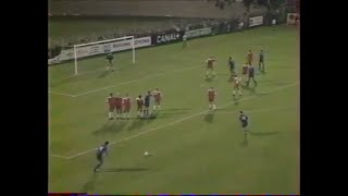 VALENCIENNES  STRASBOURG 12 TOUS LES BUTS  DIVISION 1  SAISON 19921993 [upl. by Nnylorac]