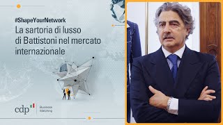 Con CDP Business Matching la sartoria di lusso di Battistoni cresce con partner internazionali [upl. by Merari]