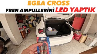 EGEA CROSS ARKA FREN LAMBASINI LED YAPTIK  ARIZA LAMBASI YAKTI MI   PHOTON LED [upl. by Mikal]